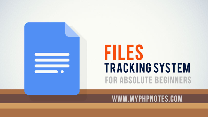 Basic File Tracking System In Php Myphpnotes